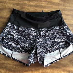 Lululemon Nami Wave High Waisted Speed Shorts